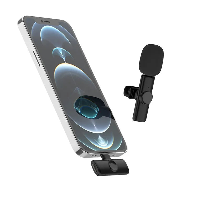 TASX K2 Wireless Lavalier Microphones – Dual Mic with Lightning Receiver & Noise Reduction