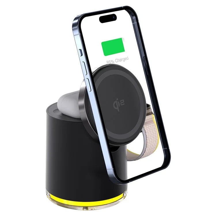 TASX C16 QI2 Charging Stand Night Light 3 in 1 MagSafe Wireless Charger