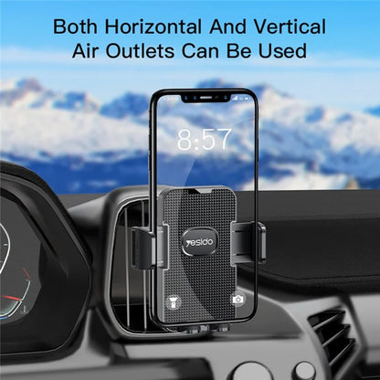 YESIDO C136 Universal Car Phone Holder – Air Vent Mount