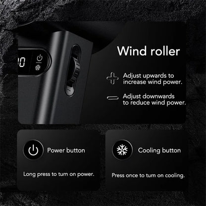 TASX F83 High-Speed Turbo Handheld and Desktop Fan