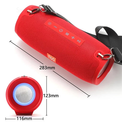 T&G TG322 20W Portable Bluetooth Speaker with RGB Light & Waterproof Design