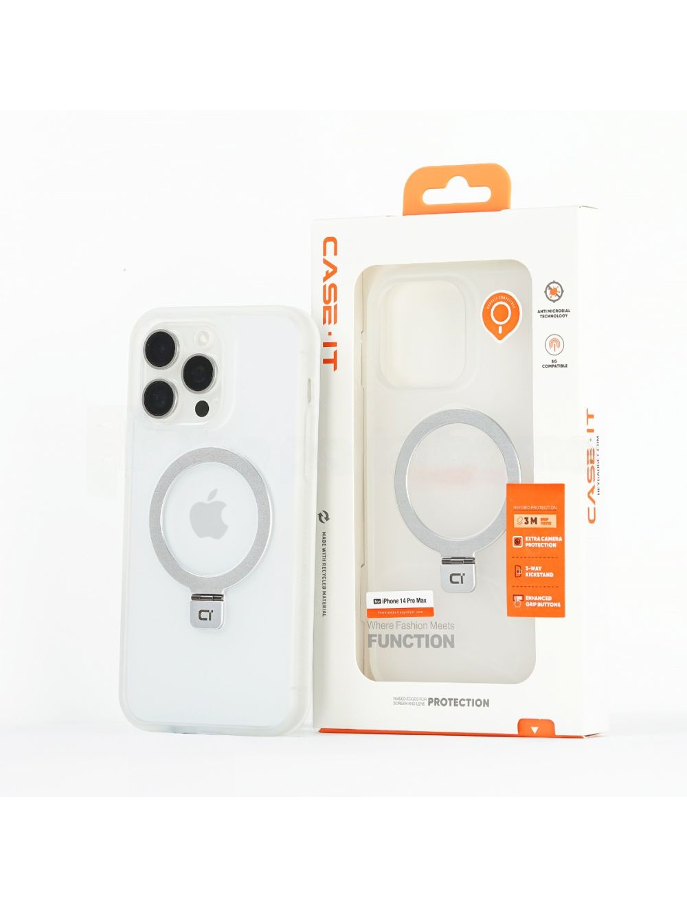 Case It IPhone 16 Plus MagFold Series Magnetic Kickstand Matte Case