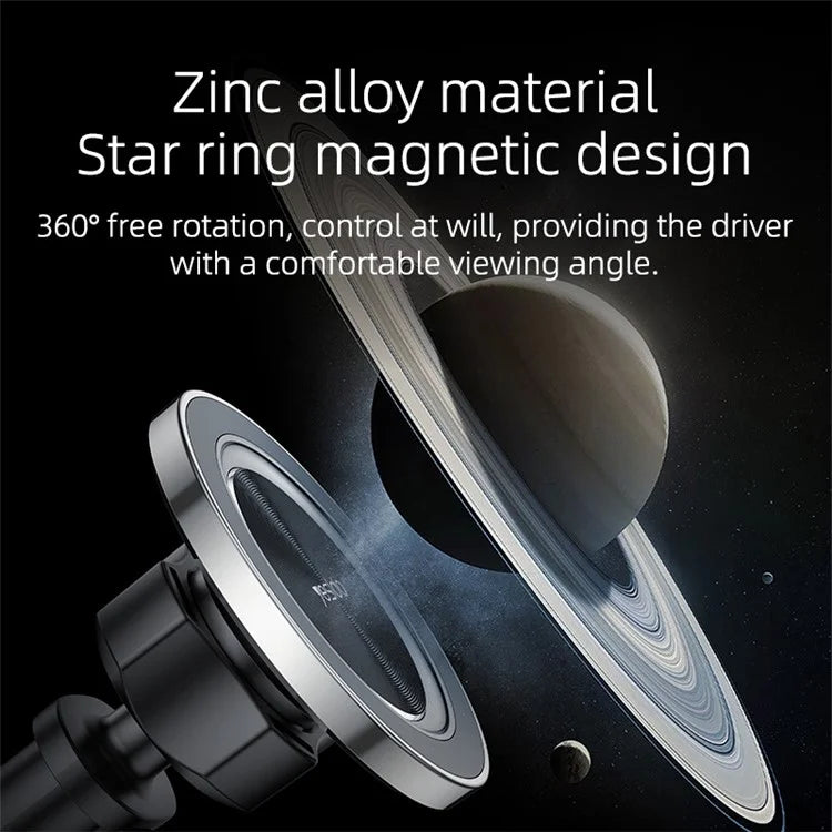 YESIDO C179 Suction Cup Car Mount – Strong MagSafe Zinc Alloy Phone Holder Bracket