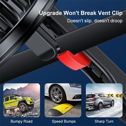 ENKAY ENK-CM105 MagSafe Car Phone Mount – 360° Rotating Air Vent Holder