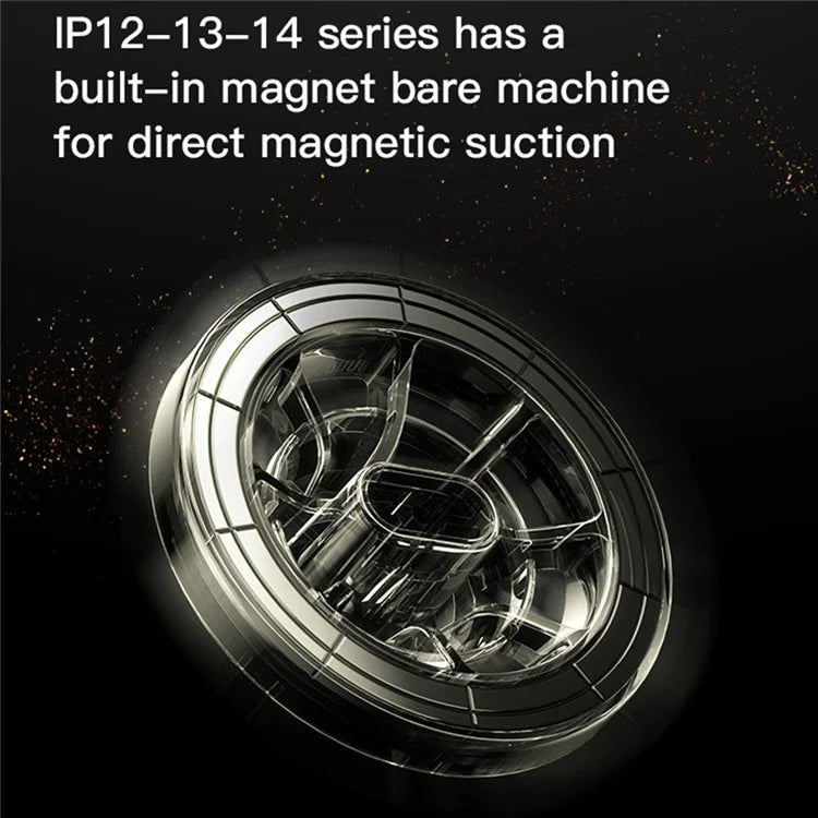 YESIDO C158 Ring-Shaped MagSafe Car Mount – Suction Cup Holder with Air Outlet Clip