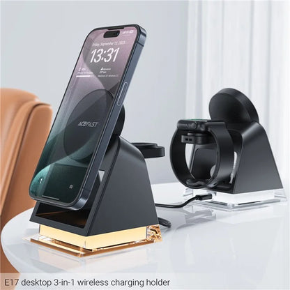 ACEFAST E17 Wireless Charger 3-in-1 Charging Station