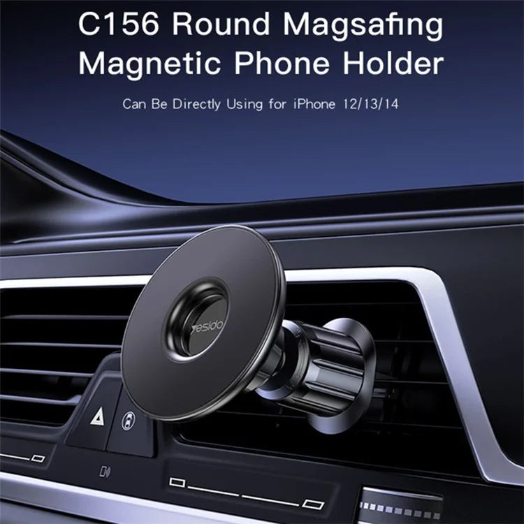 YESIDO C156 MagSafe Car Phone Holder – Rotatable Air Outlet Mount
