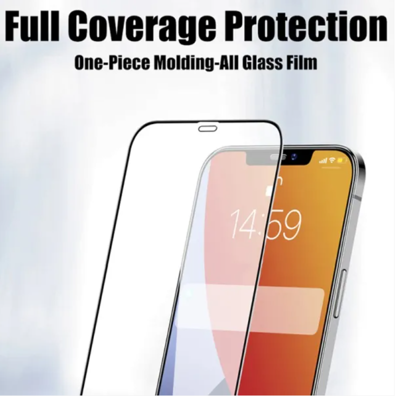 Iphone 9D Full Cover Tempered Glass Screen Protector