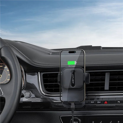ACEFAST D25 Car Phone Holder – Air Vent Mount, 360° Rotation, Press-Type Stand