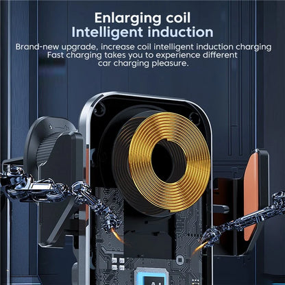 TASX X16 Smart Sensor Air Vent Phone Holder Automatic Wireless Charger