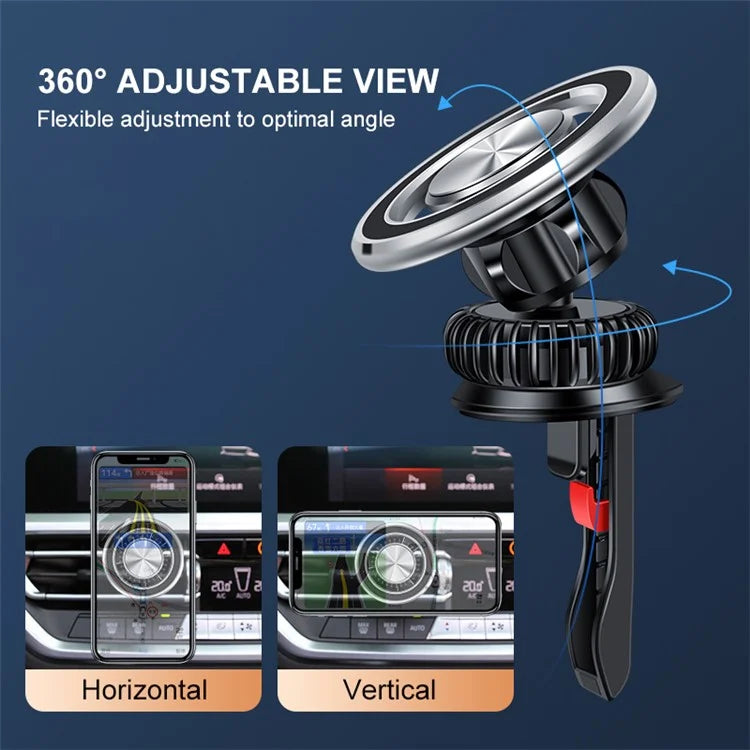 ENKAY ENK-CM105 MagSafe Car Phone Mount – 360° Rotating Air Vent Holder