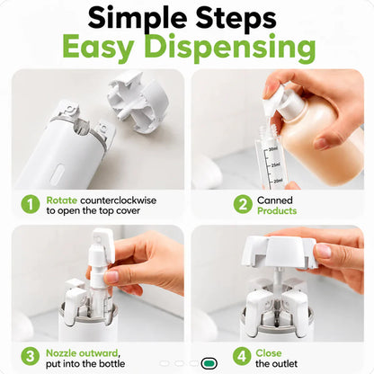 XTRA 4-in-1 Travel Dispenser Bottle