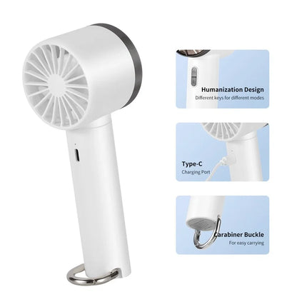 TASX Handheld Cold Compress Mute Cooling Fan 3 Wind Speed