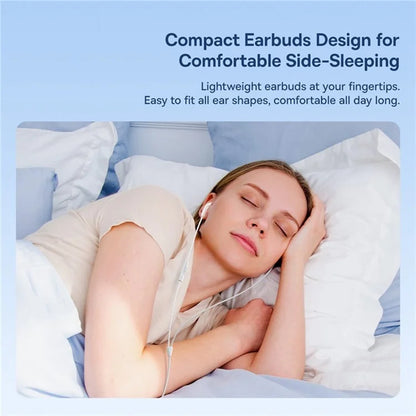 BASEUS Encok HZ19 3.5mm Semi In-Ear Wired Earphones