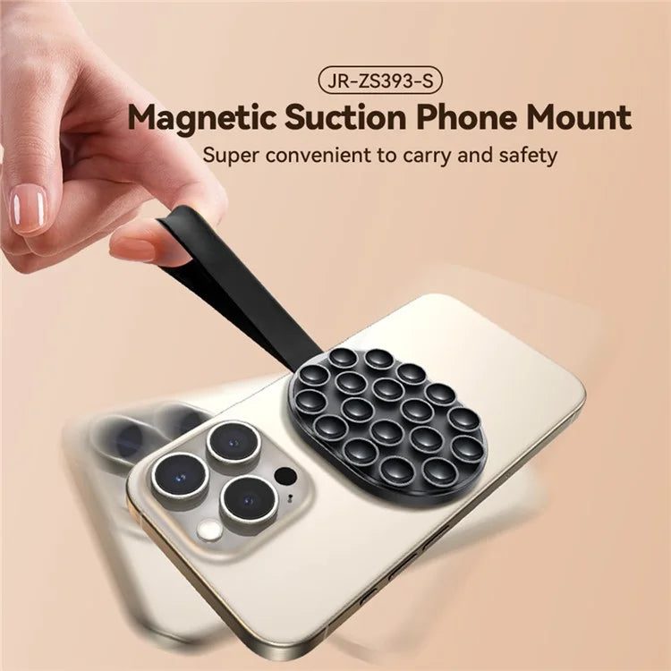 JOYROOM Magnetic Suction Cup Phone Mount Silicone Phone Grip Holder