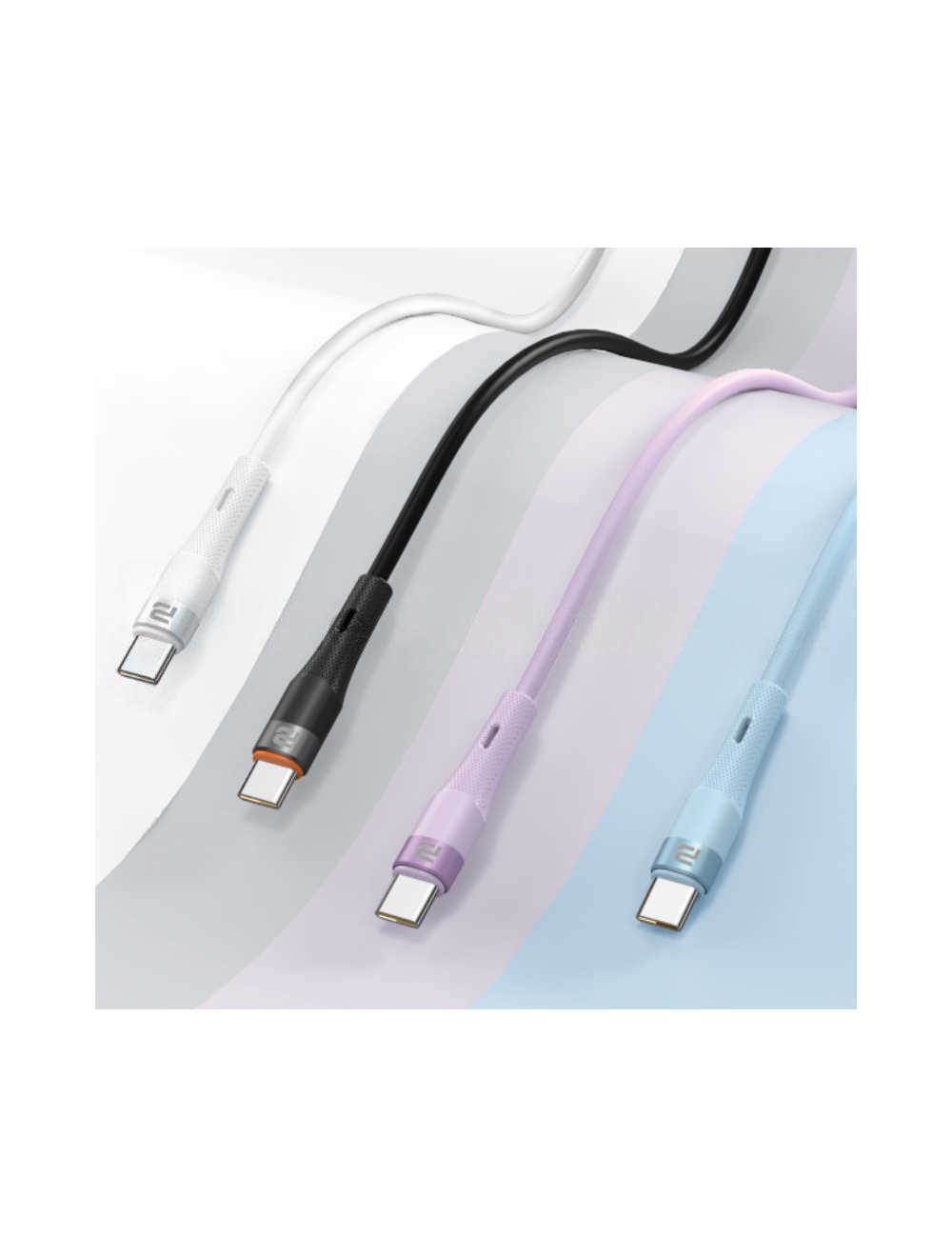 USB-C to USB-C Charge & Sync Cable 1.2M (Soft Silicon)(60W)