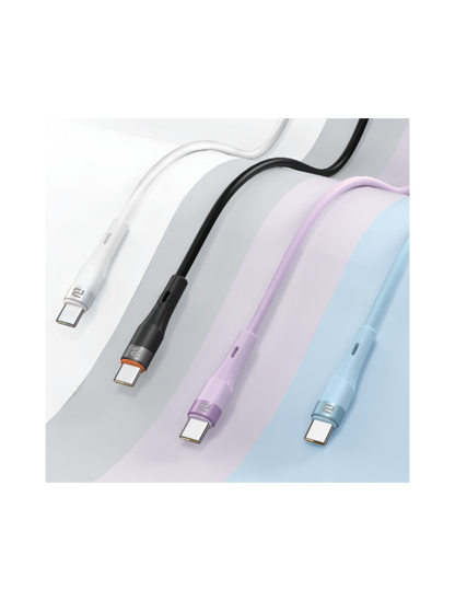 USB-C to USB-C Charge & Sync Cable 1.2M (Soft Silicon)(60W)