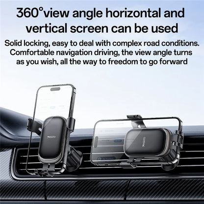 YESIDO C247 Gravity Sensing Car Phone Holder – Air Vent Mount Clamp
