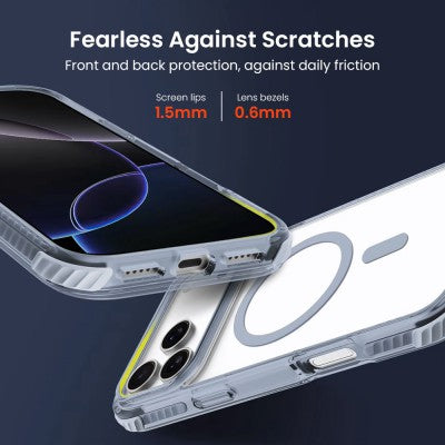 REDEFINE Echo Wave Ultimate Impact Case for iPhone 17 | 13ft Drop Protection Magnetic Clear Cover