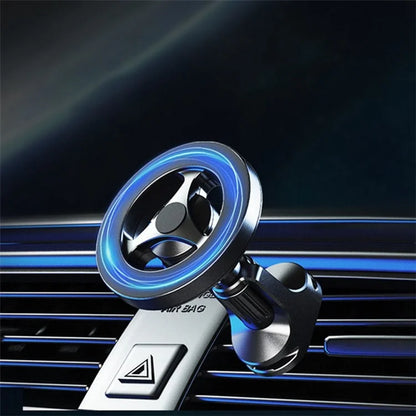 TASX O-shaped Base Car Phone Holder – N52 Magnet, MagSafe Air Vent Mount
