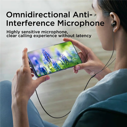 JOYROOM EC06 Metal In-Ear Type-C Wired Earphones with Mic & HiFi Sound