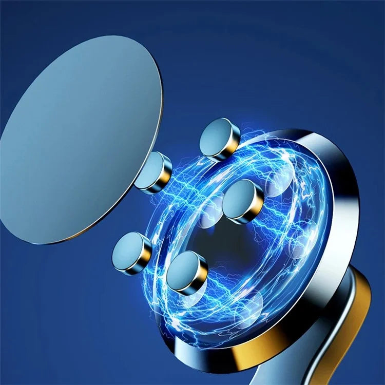 TASX CA5 Car Suspension Magnetic Phone Holder - 360° Rotatable Adhesive Mount