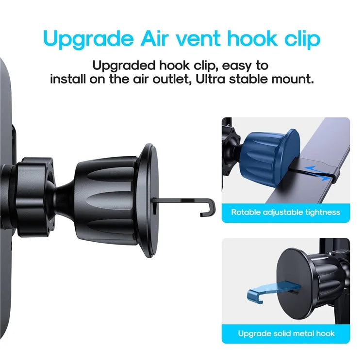 JOYROOM JR-ZS259 Air Vent Hook Car Phone Holder – 360° Mount