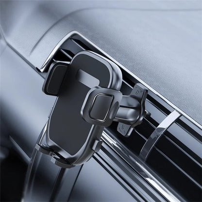 TASX X158 Universal Car Phone Holder – 360° Rotatable Metal Hook Air Outlet Mount