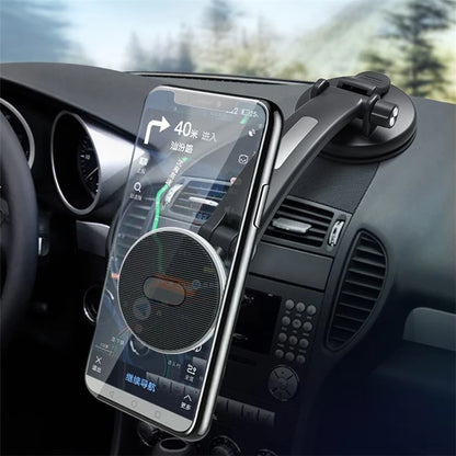 TASX CT18 Strong Magnetic Car Phone Holder - Long Arm Dashboard & Windshield Mount