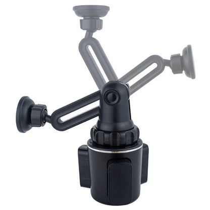 TASX Car Cup Holder Mount 360° Rotatable Magnetic Phone & Tablet Holder