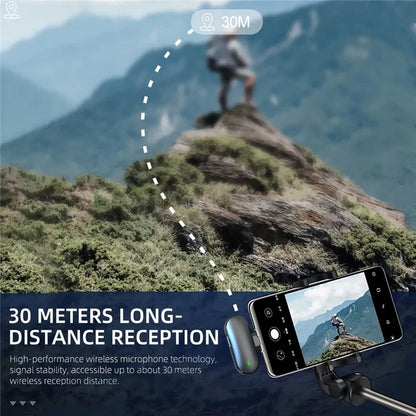 TASX M8 Wireless Lavalier Microphones – Dual Type-C Mics with Noise Cancellation