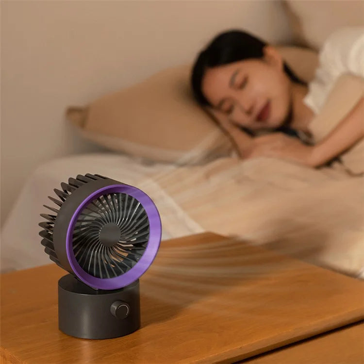 TGVI LLD-F87 Portable Desktop Fan with Auto Rotation and Long Battery Life