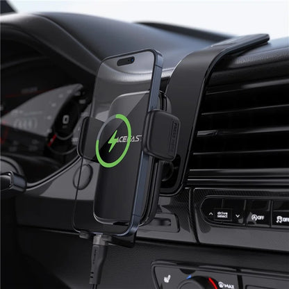 ACEFAST D28 Car Phone Stand – Center Console Holder with Press-Type Hook Fastener