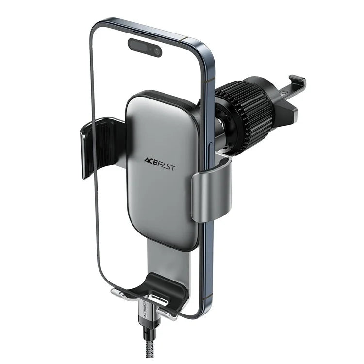 ACEFAST D38 Car Phone Holder – Air Vent Gravity Mount with Aluminum Alloy Design