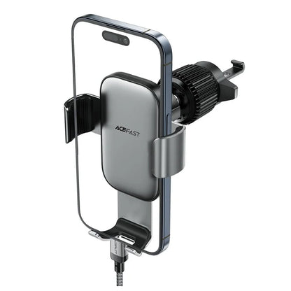ACEFAST D38 Car Phone Holder – Air Vent Gravity Mount with Aluminum Alloy Design