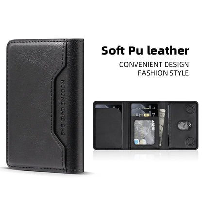 MOCOME RFID Blocking Phone Card Holder – MagSafe PU Leather Wallet