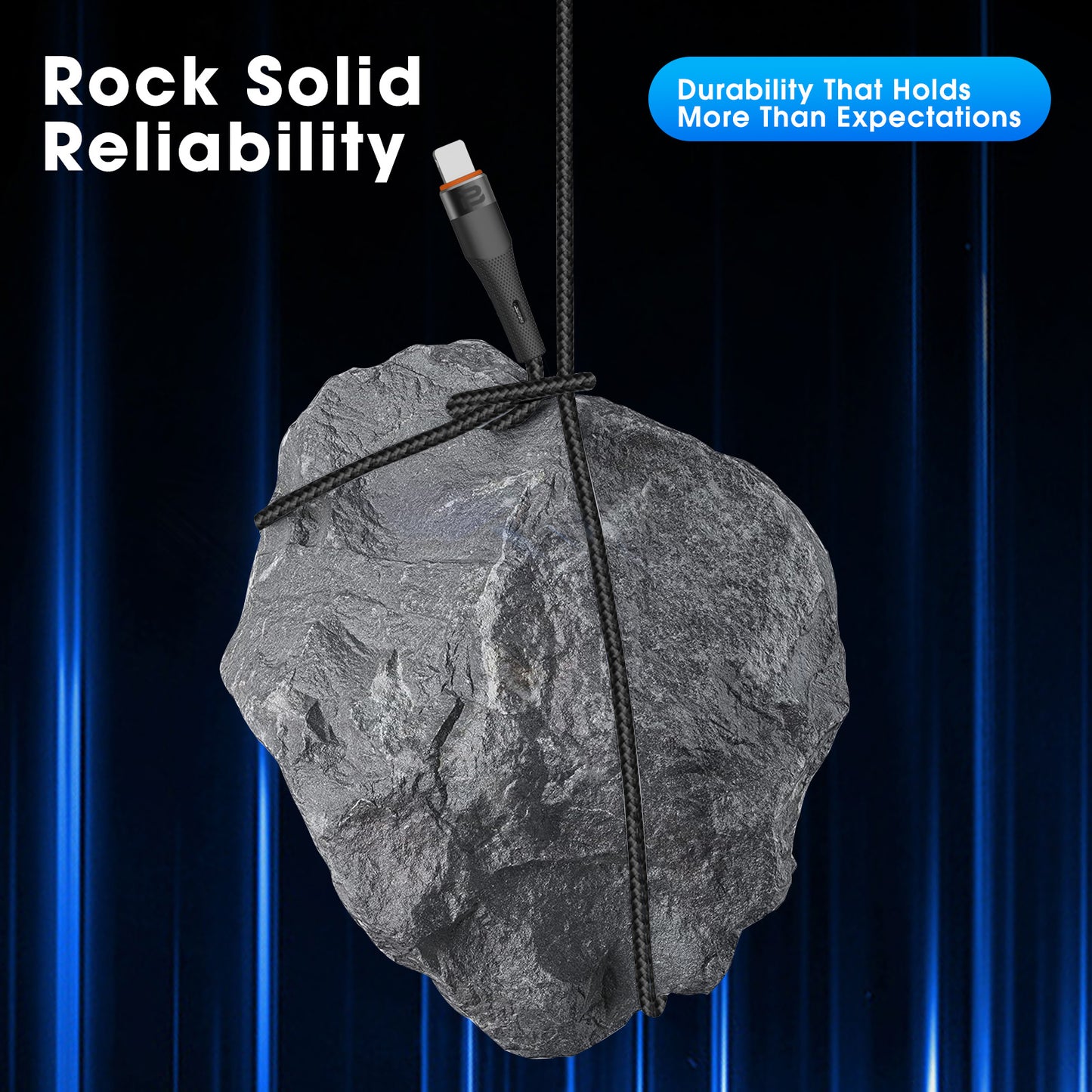 USB-C to USB-C & Sync Cable 2M (Nylon Braided)(60W)