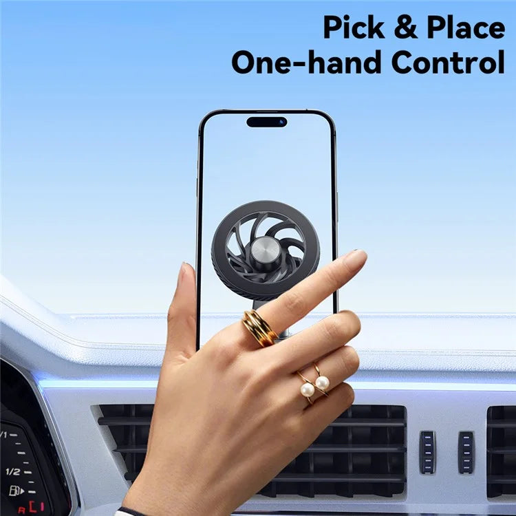 ESSAGER ES-ZJ24 Universal MagSafe Car Phone Holder – 360° Rotatable Bracket