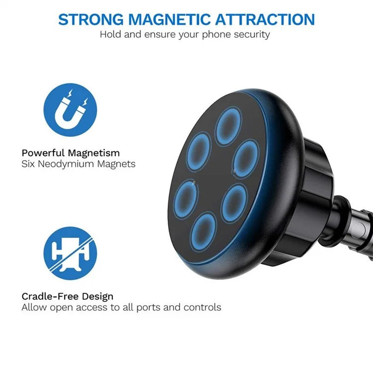 TASX Universal Magnetic Car Phone Mount - Adjustable Strong Holder