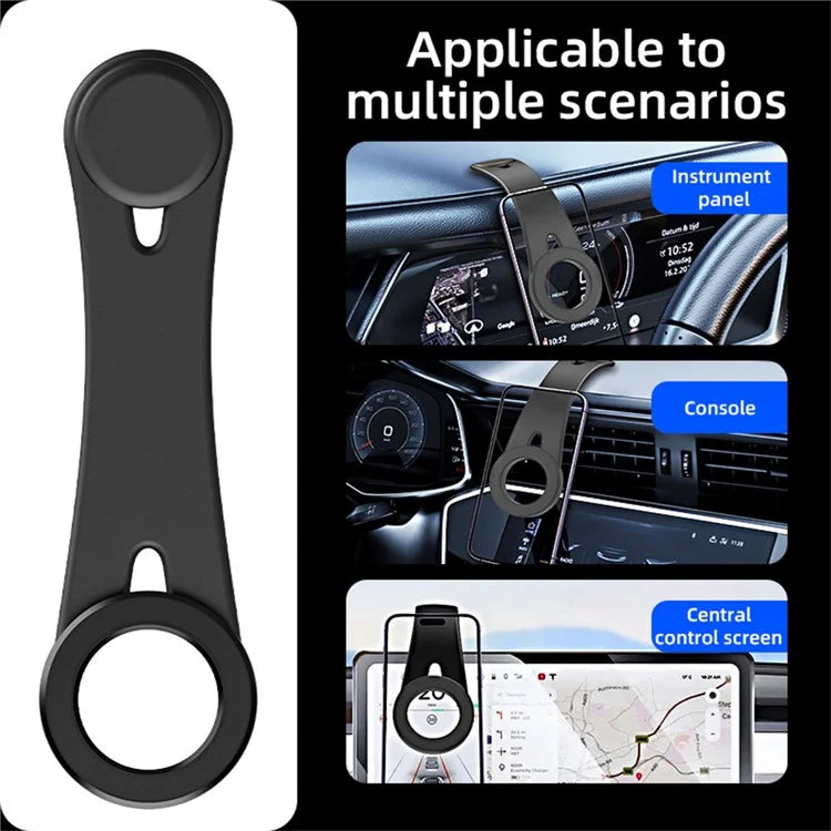 TASX D1 MagSafe Flexible Aluminum Car Phone Holder – Bendable Dashboard Mount