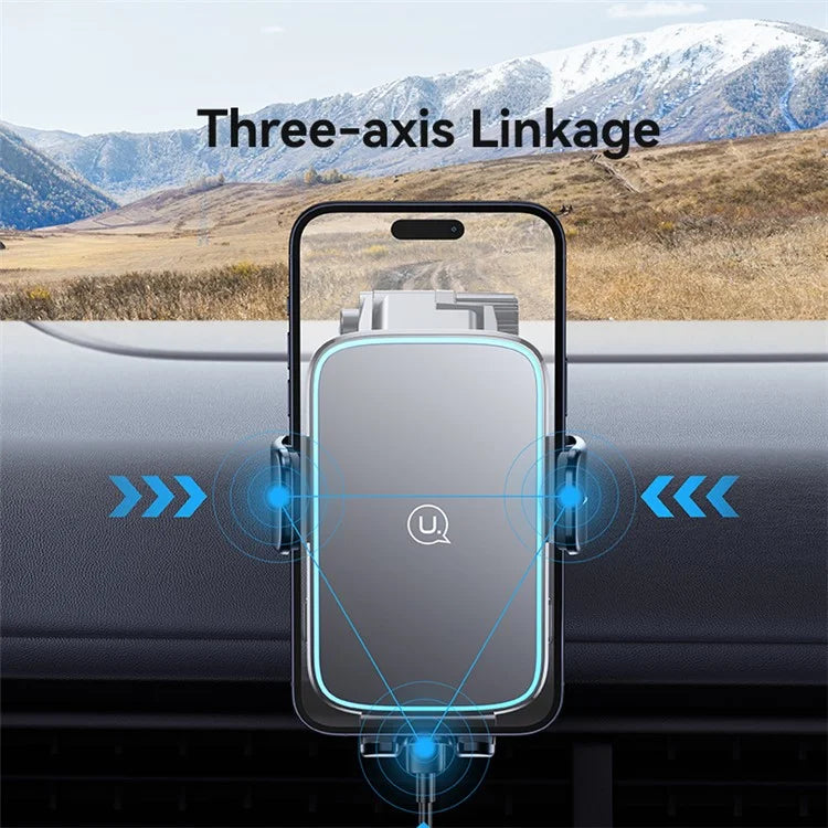 TASX CD229 Wireless Car Charger Phone Mount Dashboard / Windshield with Suction Cup