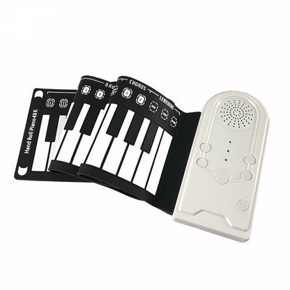 TASX Hand Roll Piano Pads Flexible Battery USB Powered (49 Keys)