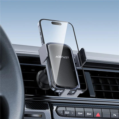 ACEFAST D39 Solar-Powered Car Phone Holder – Air Vent Automatic Clamping Mount