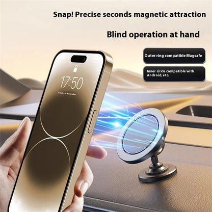 TASX D58 Adhesive Bottom Alloy Car Mount Phone Bracket – MagSafe Holder