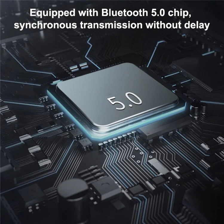 LOHEE S-21 Bluetooth Car Charger Adapter FM Transmitter with QC3.0 USB Fast Charging, TF CardU-disk, and BT Music Player