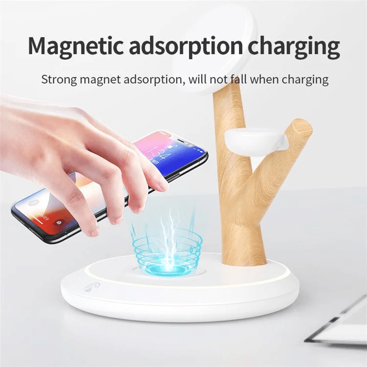 TASX TH02 Tree Branch Design 3-in-1 15W Magnetic Wireless Charger