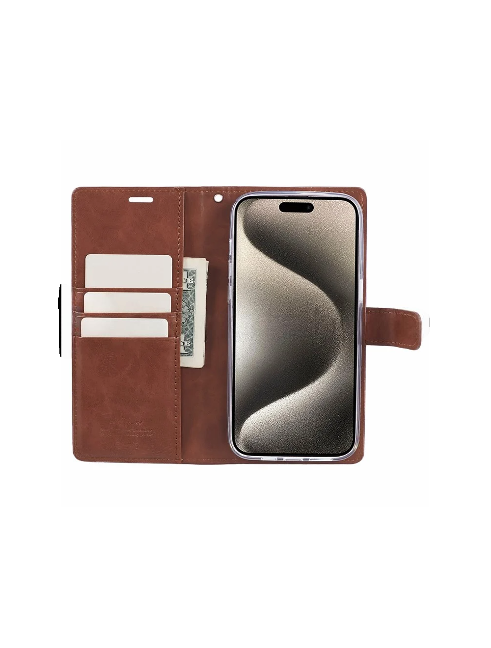 IPhone 15 Pro Mercury Bluemoon Diary Wallet Case