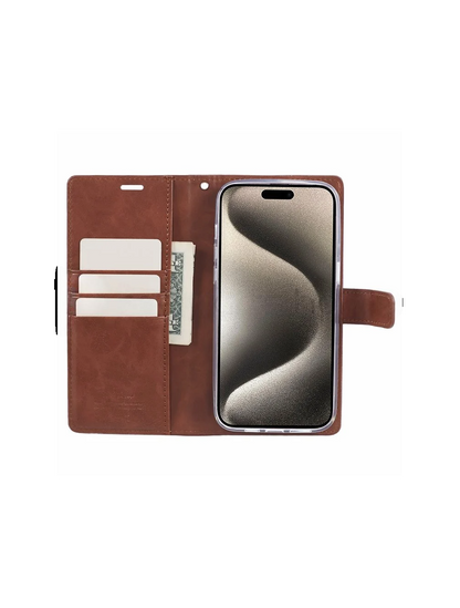 IPhone 15 Pro Mercury Bluemoon Diary Wallet Case