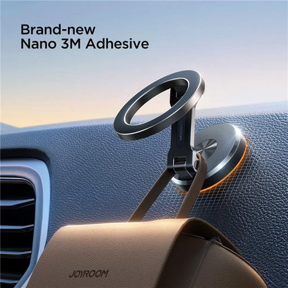 JOYROOM JR-ZS403 Metal MagSafe Car Phone Holder – Foldable Dashboard Mount
