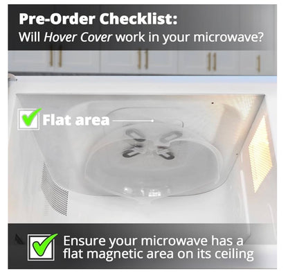 XTRA HoverCover Magnetic Microwave Splatter Cover